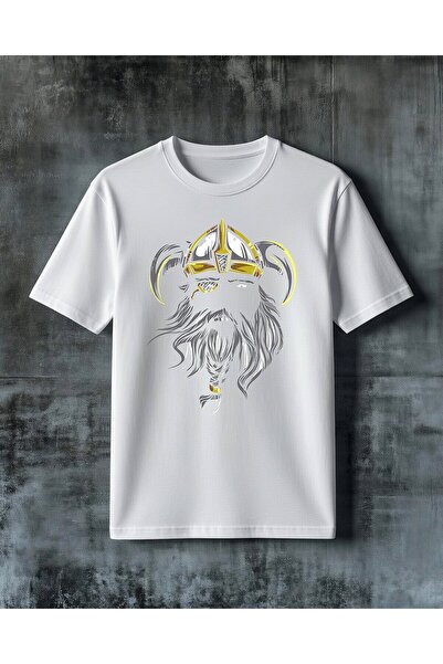 COMVİCHO Savaski Beard King Printed Oversize T-Shirt