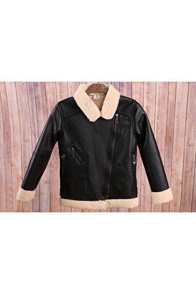 Yolka clothing Geaca din piele copii