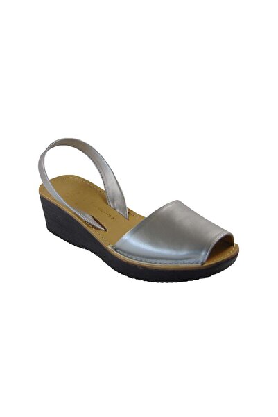 OEM Tsimpolis Shoes Y50 Πέδιλο Από Τεχνόδερμα Ασημί