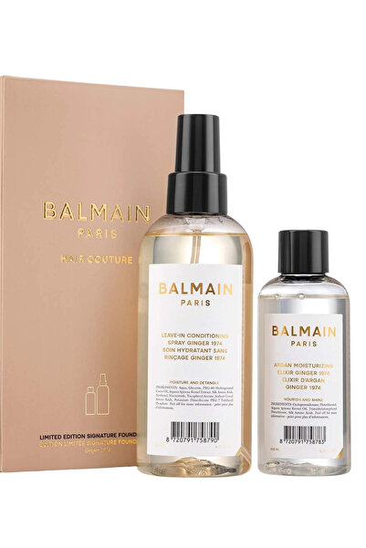Balmain Beauty Set Signature Foundation Ginger Balmain Professionnel: Elixir ...
