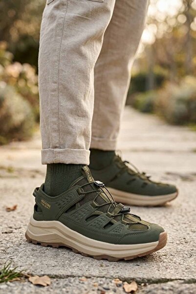 Dockers By Gerli Ανδρικά Σανδάλια Άνεσης Χακί & Παπούτσια Εξωτερικού Χώρου