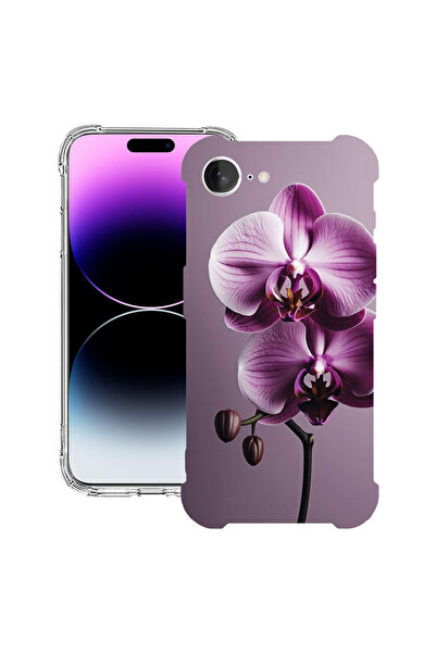 bestcase Противоударен калъф Husă за Apple iPhone 17e, Розова орхидея, 314402...