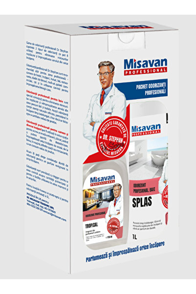 Misavan Pachet odorizant baie Dr. Stephan Splas 1l + odorizant camera Dr. Ste...