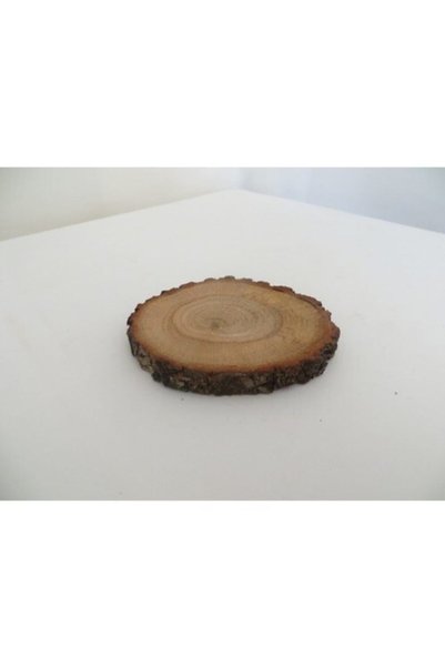 BFHOME 11 - 14 cm Doğal Kütük Bardak Altlığı 3 adet kalınlık 1 cm