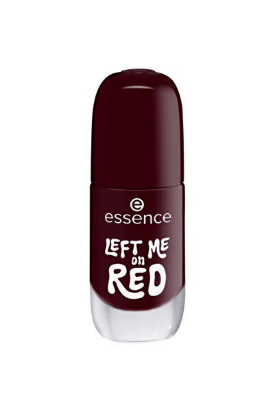 Essence Gel nail polish 12 - LEFT ME on RED,