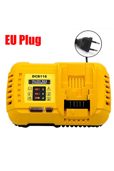 Choice EU Plug NEW DCB118 Lithium Battery Fast Charger Charging 4.5A For DeWa...