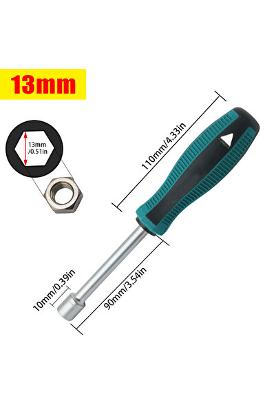 choice2 TT-H13mm Socket wrench, external hex socket screwdriver - 4/5/5.5/6/7...