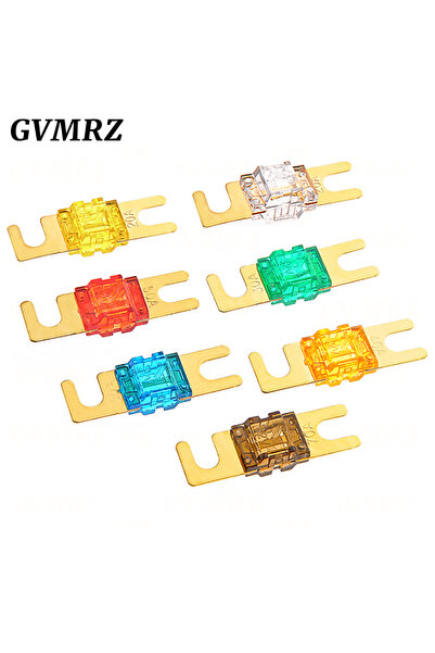 Choice11 60A 5PCS ANL Gold Plated Stud Car Fuses Mini Car Stereo Audio AFS Fu...
