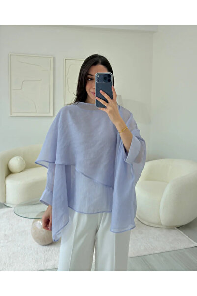 My Blog Lila Flying Cape Blouse - 5026