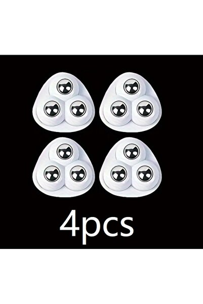 Choice1 4pcs white Paste Universal Wheel No Noise Self Adhesive Universal Pul...
