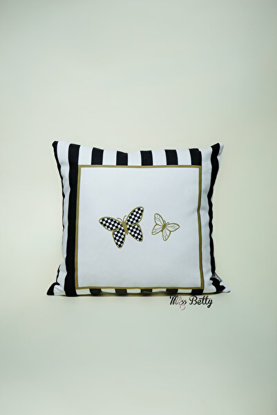 Miss Betty Papillon Decorative Pillowcase Modern Throw Pillow Cover