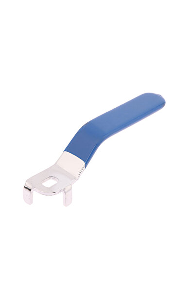 Choice3 blue 6x10 DN20 Ball Valve Lever Handle with Blue Plastic Grip, Chrome...