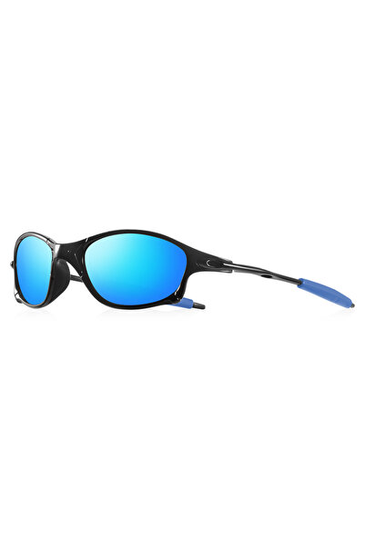 choice2 Blue CRIXALIS Rectangle Full Rim Frame Sunglasses For Men Y2K Mirror ...