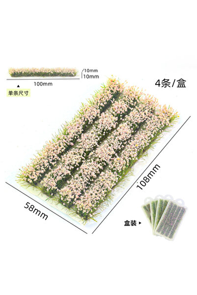 Choice1 type5 Miniature Flower Model Kits Plant Grass Cluster for Micro Lands...