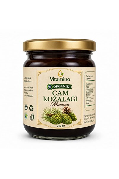 Vitamino Organik Çam Kozalağı Macunu 240gr