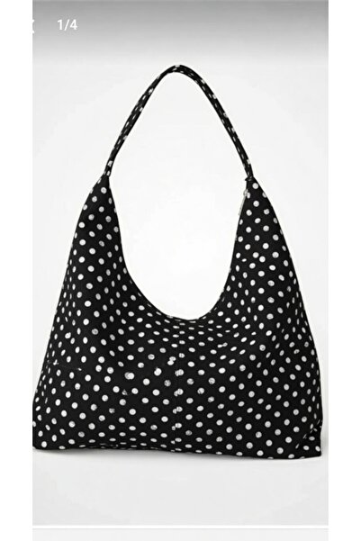themoiss Casual Polka Dot Fabric Women's Shoulder Bag