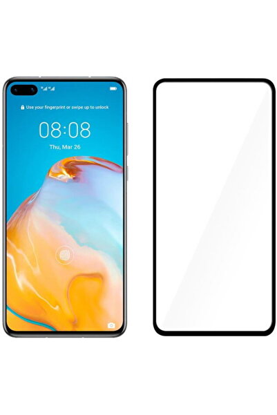 TELLUR Tempered Glass 2.5D Full Cover Full Glue for Huawei P40 black