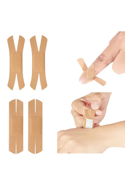 Choice 50-piece pack of finger bandages, fingertip hemostatic patches, bandag...