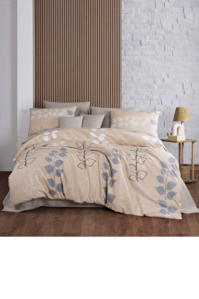 BAYÇAĞRI Double Duvet Cover Set Cotton Natural Breeze