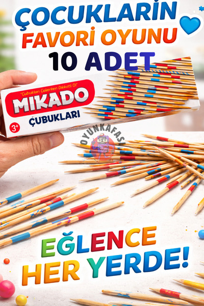 Wooden Bar Collecting Game 10pcs | Attention and Intelligence Boosting Family Game