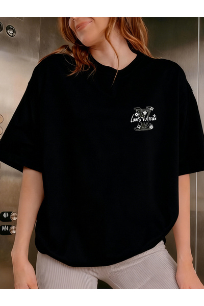SAUDI Men and Women's 100% Cotton T-Shirt - Oversized Crew Neck Short Sleeve ...