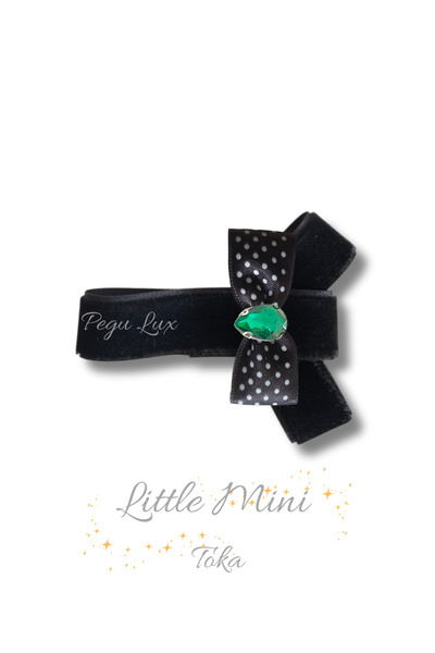 pegu baby collection Little Mini Lux Velvet Clip with Stone Closure 1 Piece, ...