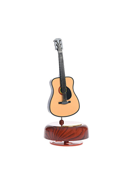 meli melo Cutie muzicala chitara clasica, suport rotativ decorativ 20 cm