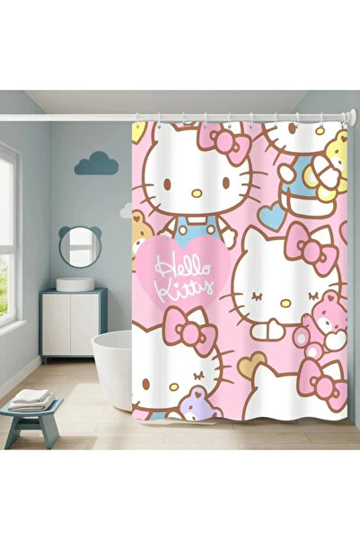 Choice29 90x180cm clear TR01 Cute Kawaii Cartoon Shower Curtains Bathroom Cur...