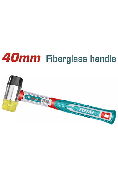 TOTAL - RUBBER-PLASTIC HAMMER - 40MM