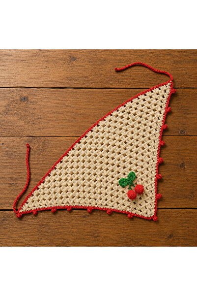 Amigurumim Knitted Mesh Bandana
