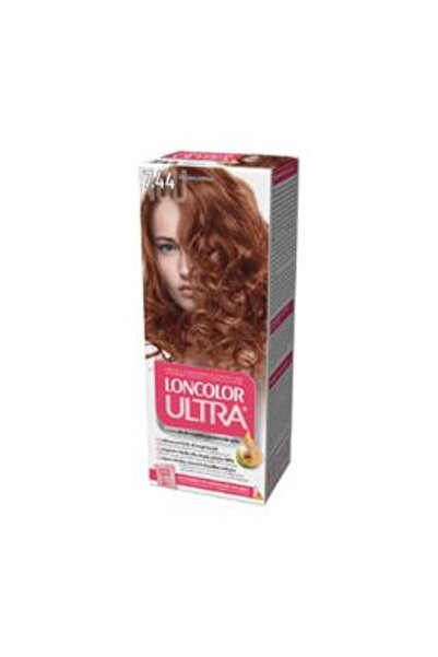 Loncolor Vopsea Permanenta pentru Par Ultra, nuanta 7.44 aramiu intens