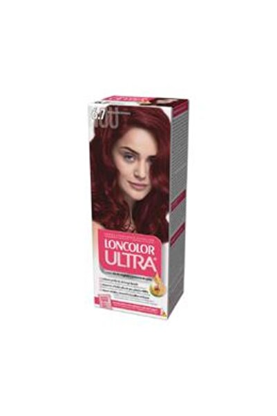 Loncolor Vopsea Permanenta pentru Par Ultra, nuanta 6.7 rosu pasional