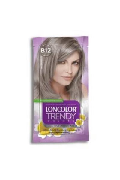 Loncolor Vopsea Semipermanenta - Trendy Colors, nuanta B12 Gri Coldwaves, 2 x...
