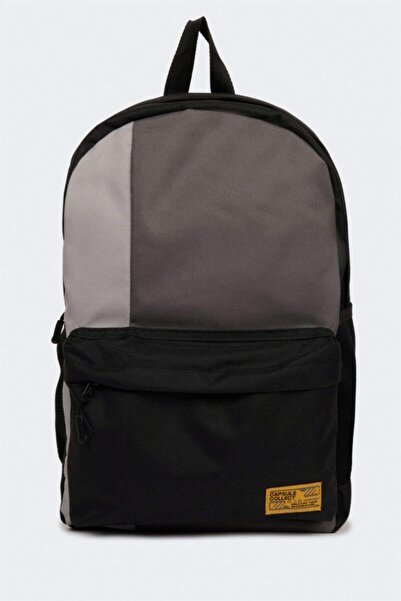 DeFacto Unisex Basic Plain School Backpack (Ns)