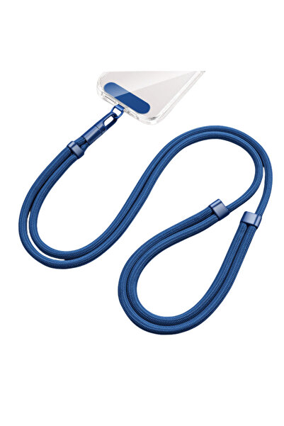 choice2 Blue Universal Phone Lanyard with Clip Upgraded Anti-Drop 360° Rotati...