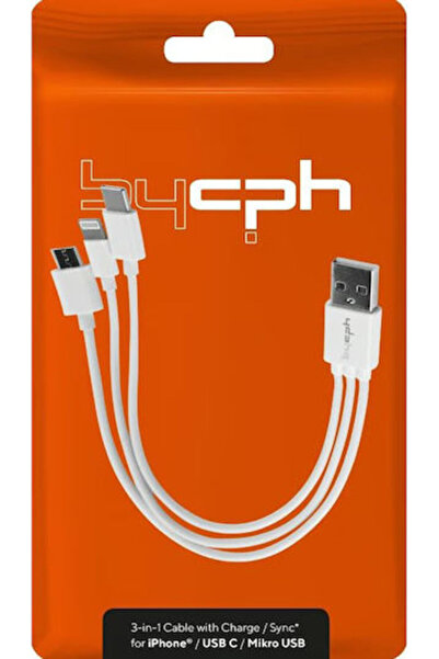 hoco. Hoco Καλώδιο σύνδεσης Leki Orange Concept 3 σε 1 Usb σε Micro-USB, Ligh...