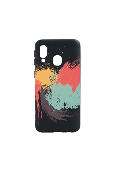 bestcase Silicone Case Compatible with Samsung Galaxy A40, Painting, wear-res...