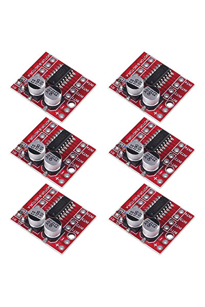 Choice 6PCs 6pcs Mini L298N 2 Channel H Bridge DC Motor Driver Board with MX1...