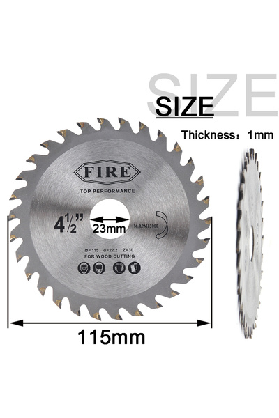 Choice1 30 Teeth Wood Cutting 115mm SIFANG 115/125mm 30 Teeth Carbide Saw Bla...