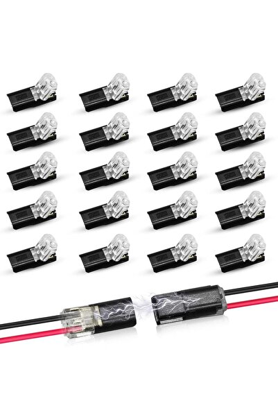 Choice3 20PCS Waterproof Plug Wire Connector 2 Pin Way Cable Plug Car Electri...