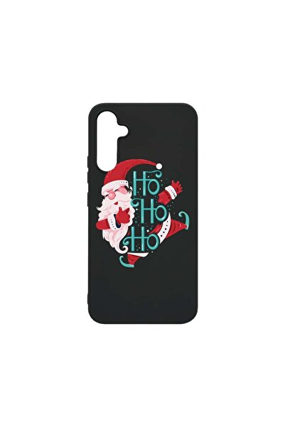 bestcase Калъф, съвместим със Samsung Galaxy A34, Хо Хо Хо Дядо Коледа, 0.8 м...