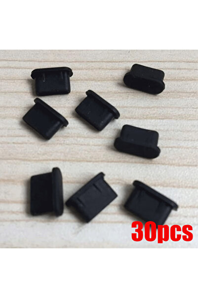 Choice Black 30 pcs 10-30pcs USB Charging Port Type C Dust Plug Charging Port...