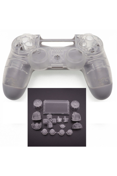 Choice3 غطاء كامل DIY مع أزرار لوحدة تحكم PS4 Pro 040، قطع غيار بديلة لعصا ال...