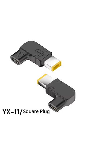 Choice20 Square Plug PD 100W Type C to Universal Laptop Charger Converter for...