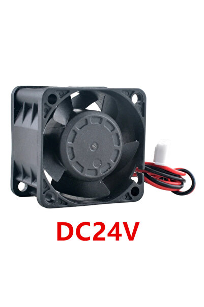 choice2 مروحة سوداء بدون إضاءة RGB، DC24V، بمحامل كروية مزدوجة، 4028، 4 سم، 4...