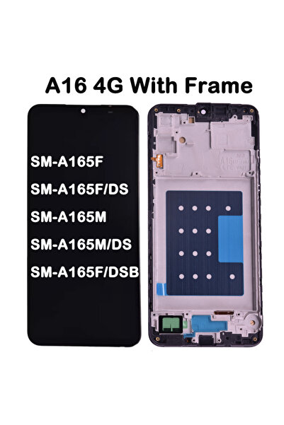 Choice3 شاشة عرض TFT مع إطار لهاتف A16 4G طراز SM-A165F، شاشة لمس رقمية مجمعة...