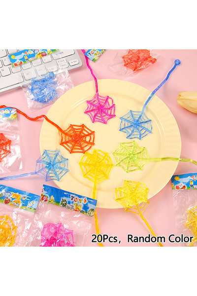 Choice1 20Pcs 10/20Pcs Party Favors Stretchable Sticky Hands Toys Fun Spider ...