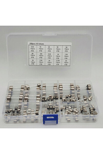 Choice 150pcs 150pcs Slow Blow Glass Fuses Assorted Kit 6x30mm 0.5A, 1A, 2A, ...