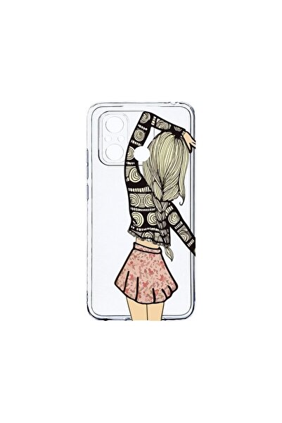 bestcase Прозрачен силиконов калъф 2ММ, съвместим с Xiaomi Redmi 12C, Девушка...