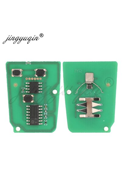Choice 1pc Circuit Board jingyuqin Flip Remote Car Key 433MHz 4D Chip For Che...